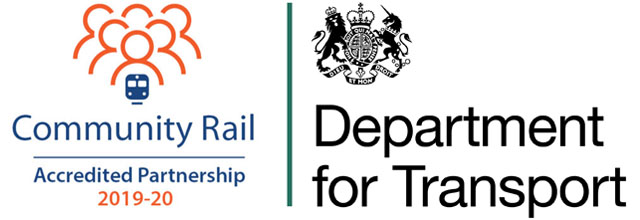Community Rail Department for Transport Accredited Partnership logo