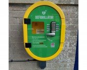 Defibrillator at Bentham Station
