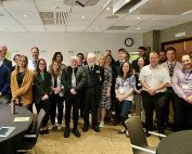 The Year in Industry students at the presentation with Northern senior staff and CRP representatives