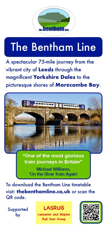 Bentham Line Guide Leaflet Cover 2026